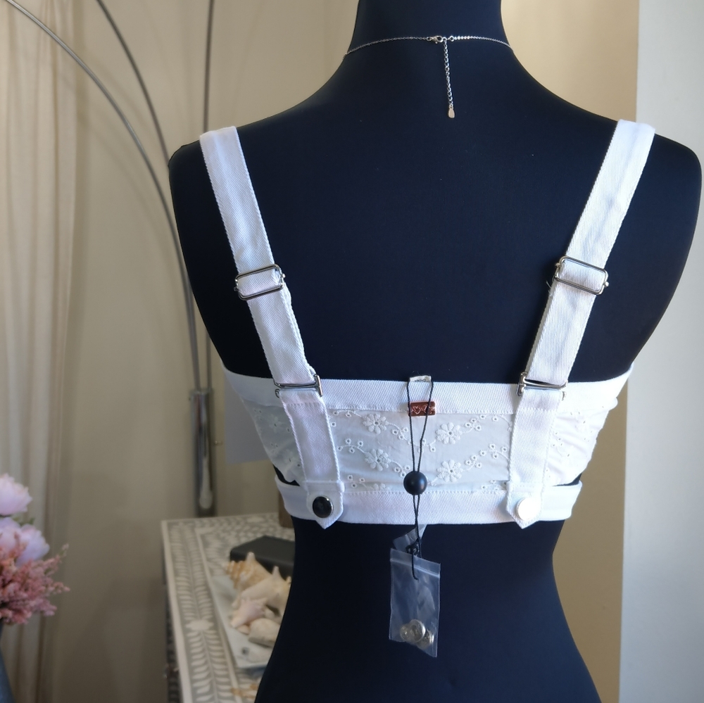 🍒NWT🍒 FL&L EYELET BUSTIER - Picture 7 of 11